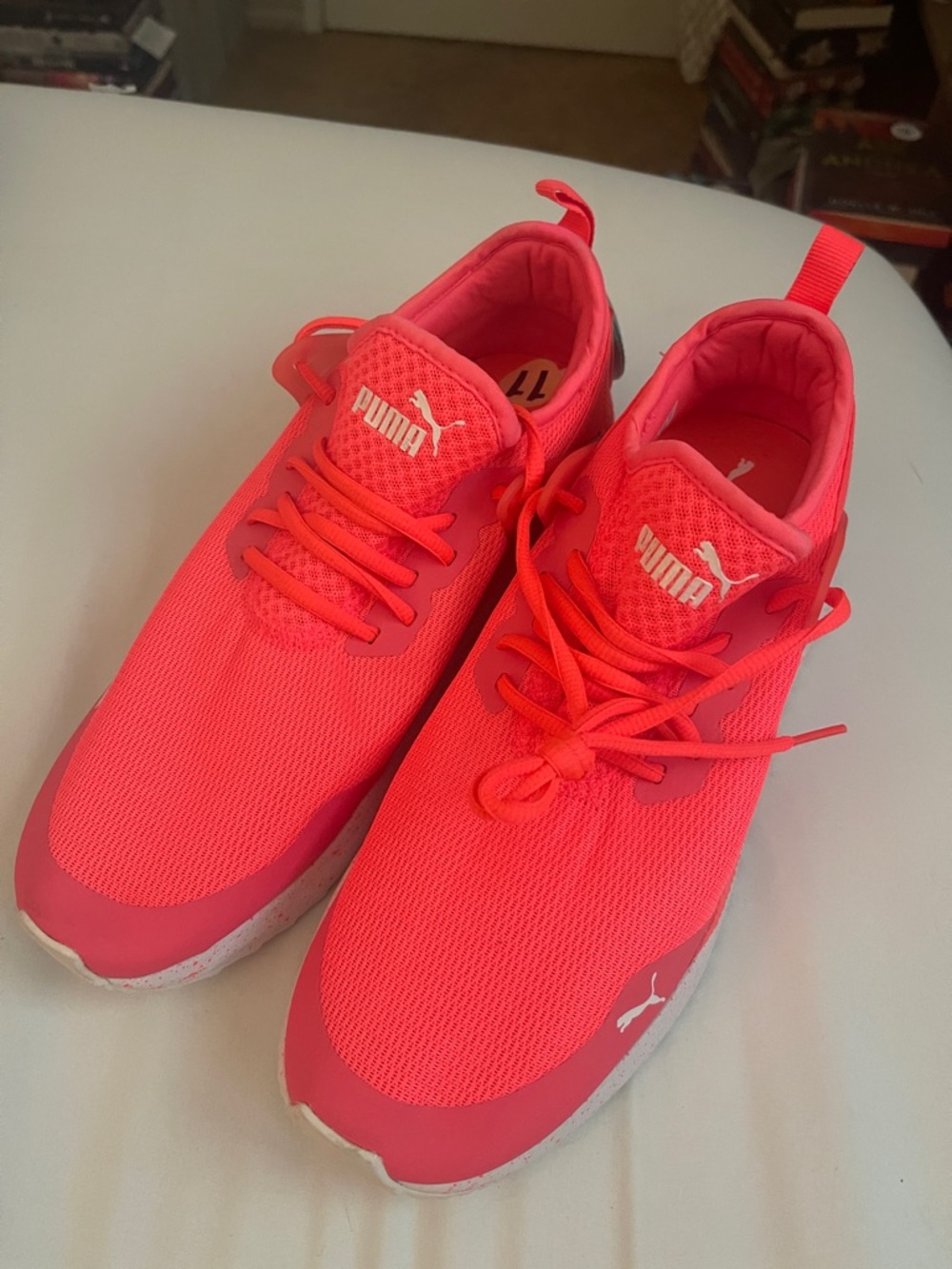 Puma Bright Neon Pink Performance Sneakers
